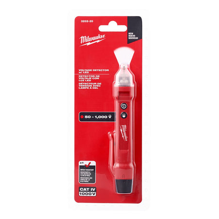 Milwaukee 3202-20 Non-Contact Voltage Detector with LED Light - product view