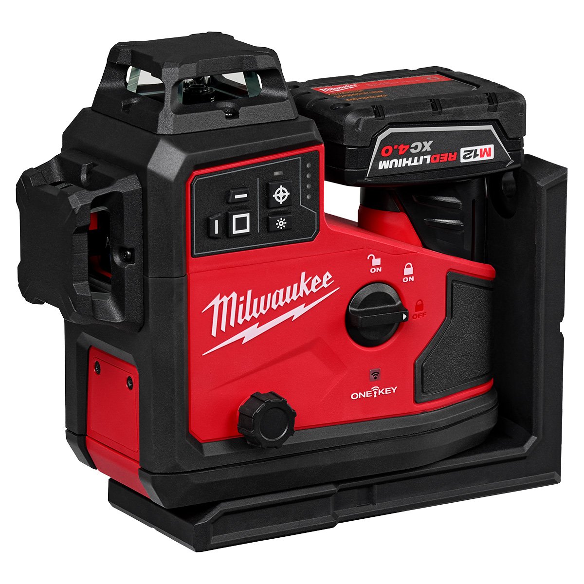 Milwaukee 3642-21 M12™ Green 360° 3-Plane Laser w/Automatic Alignment & Receiver - product view