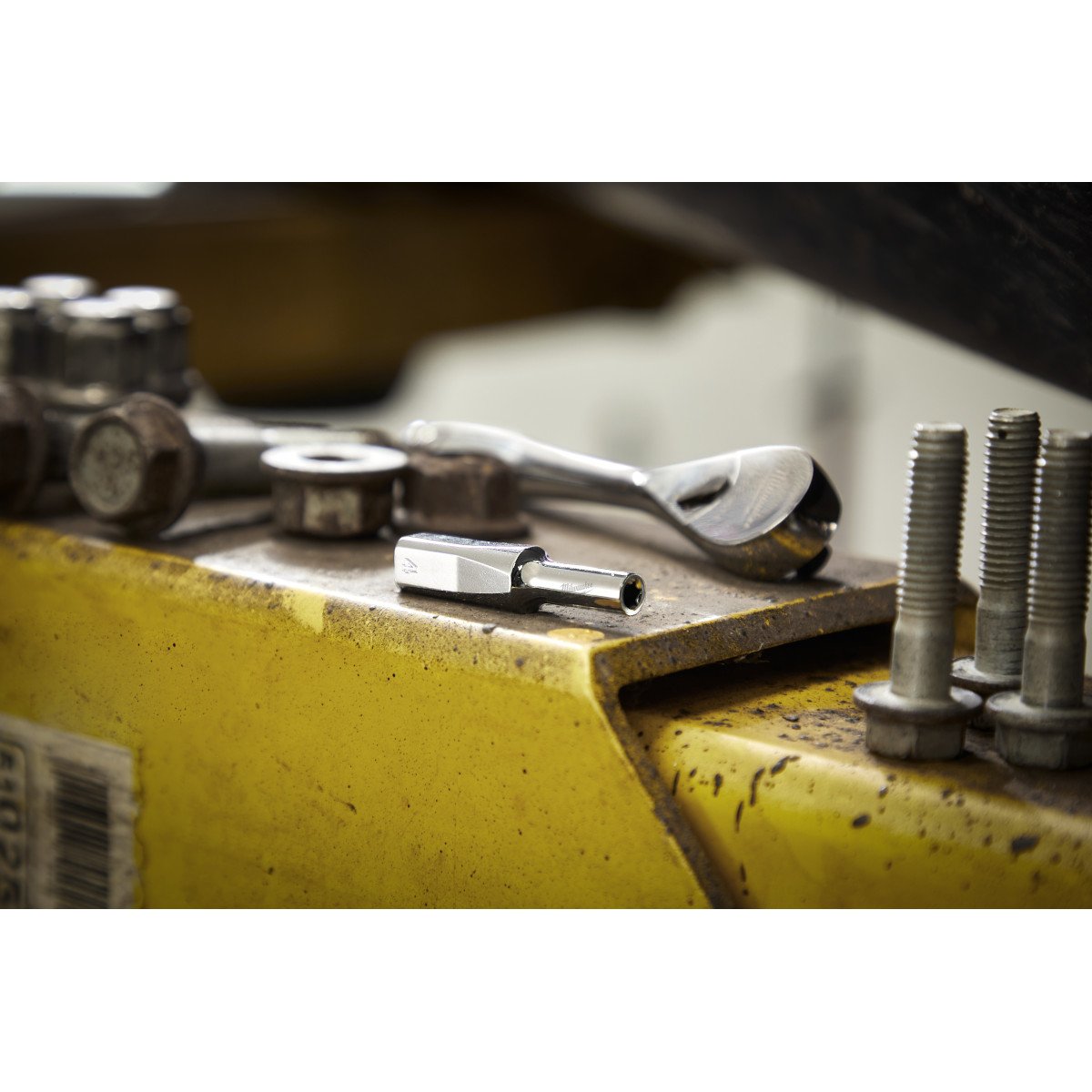 Milwaukee 45-34-4000 1/4" Drive 4mm Socket - in use