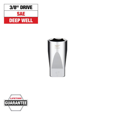 Milwaukee 45-34-8032 3/8" Drive 1" Deep Socket - feature callout