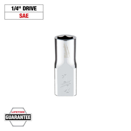 Milwaukee 45-34-9003 1/4 in. Drive 1/4 in. SAE 6-Point Socket - feature callout