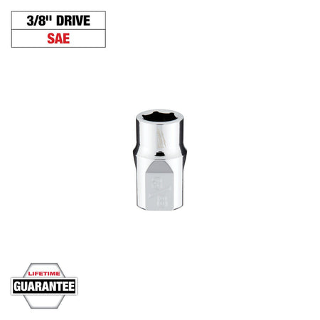 Milwaukee 45-34-9062 3/8 in. Drive 3/8 in. SAE 6-Point Socket - feature callout