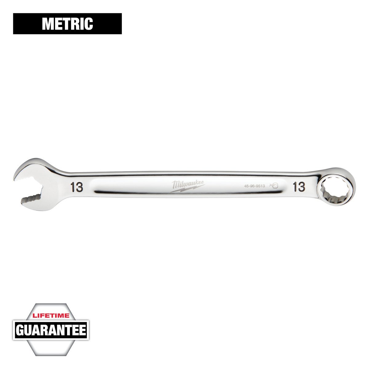 Milwaukee 45-96-9513 13mm Metric Combination Wrench - feature callout