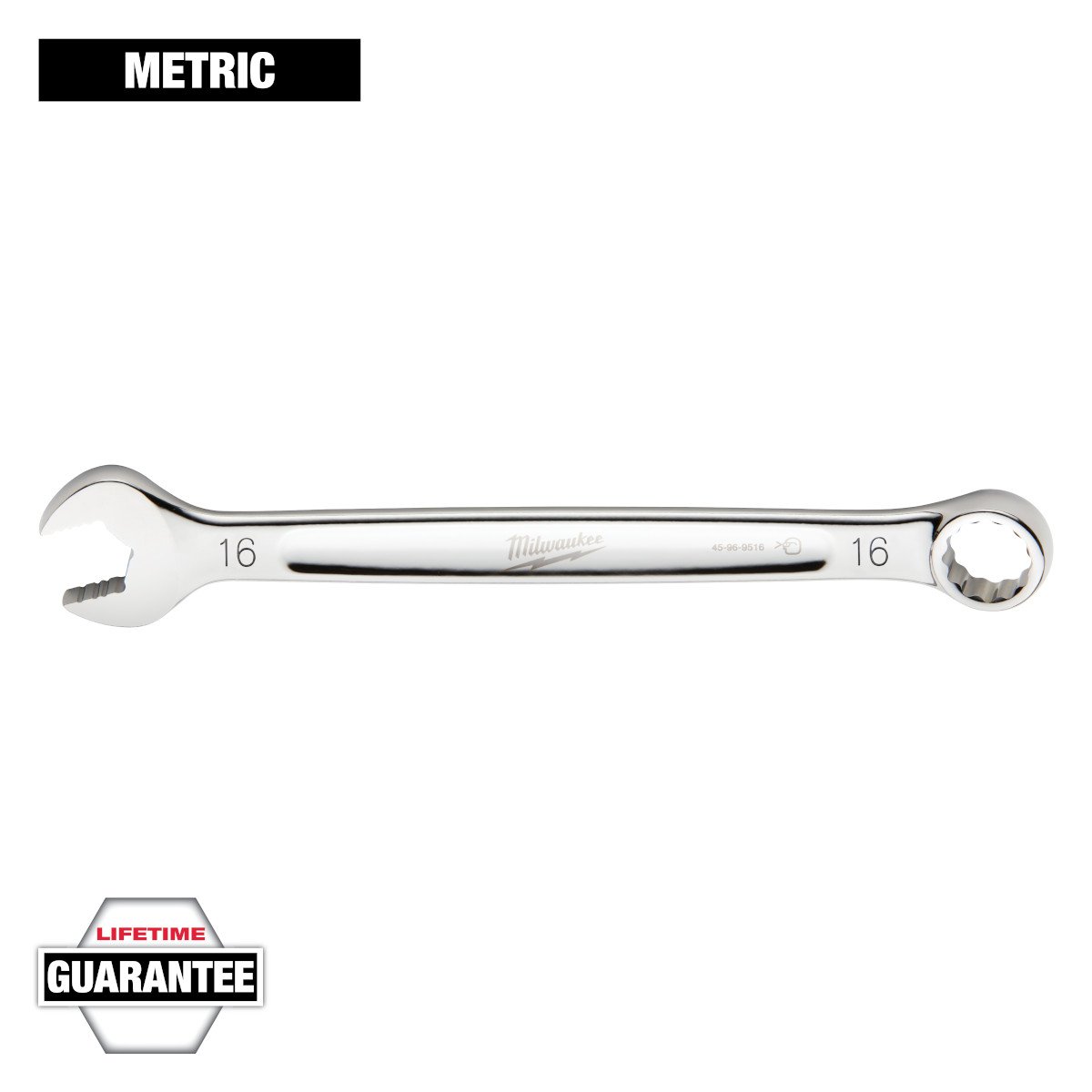 Milwaukee 45-96-9516 16mm Metric Combination Wrench - feature callout