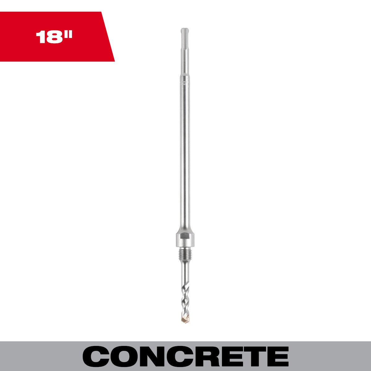 Milwaukee 48-20-3593 18 in. SDS+ Core Bit Adapter - feature callout