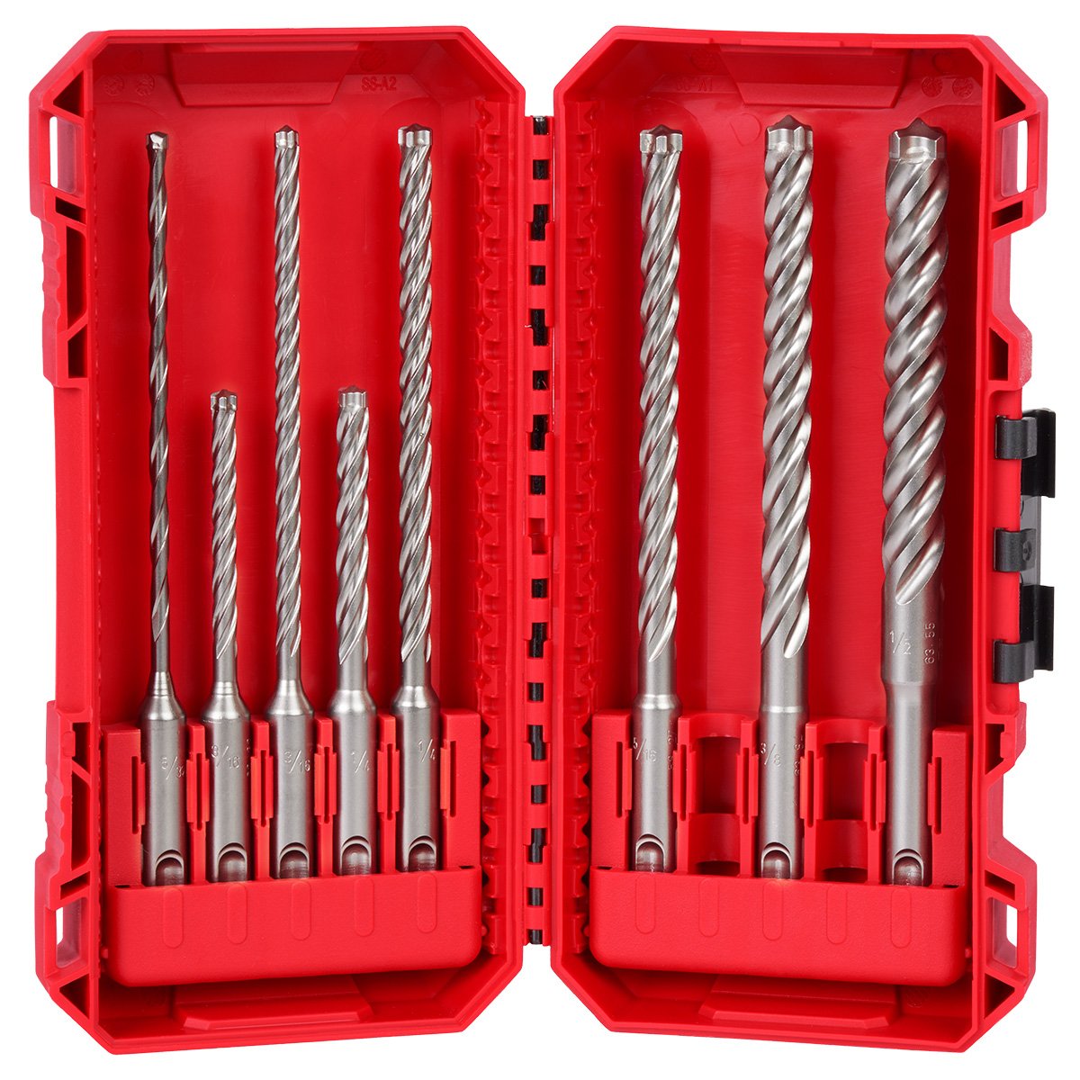 Milwaukee 48-20-7663 8pc. SDS Plus MX4™ 4-Cutter Drill Bit Kit - product view