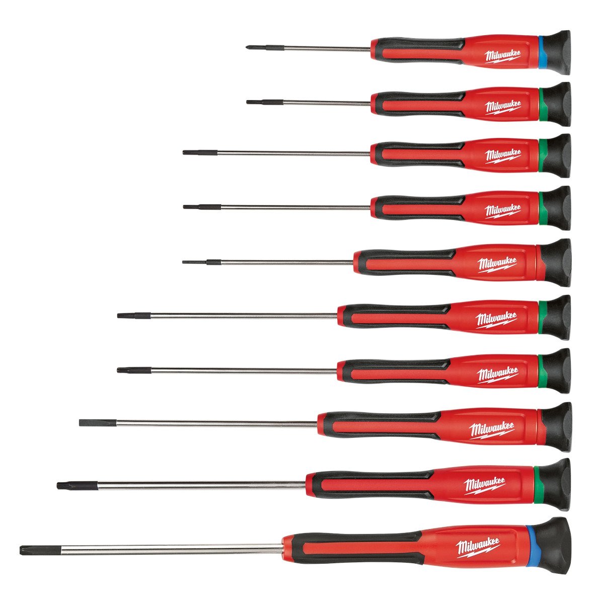 Milwaukee 48-22-2612 10pc Precision Screwdriver Set - feature callout