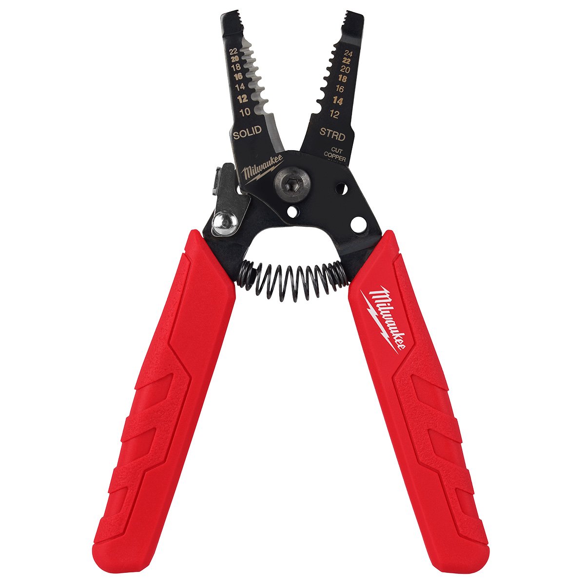 Milwaukee 48-22-3044 10-24 AWG Compact Comfort Grip Wire Stripper & Cutter - product view
