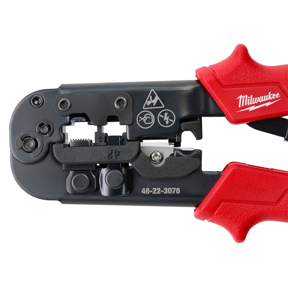 Milwaukee 48-22-3076 Ratcheting Modular Crimper & Stripper - product view