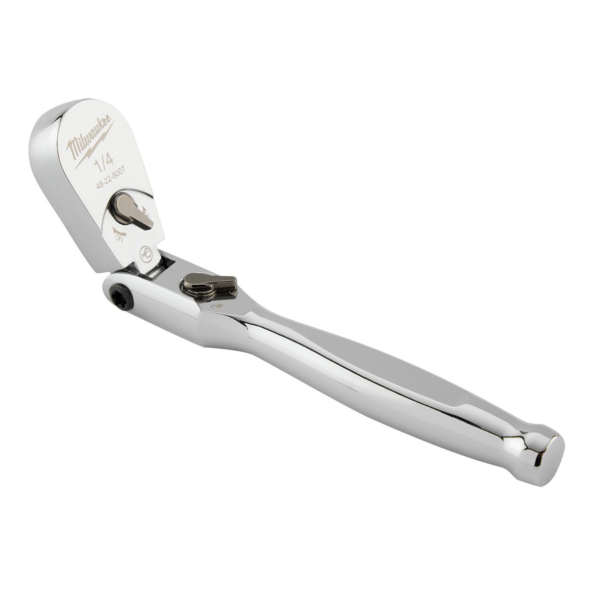 Milwaukee 48-22-9007 1/4" Drive 6" Flex Head Ratchet - product view