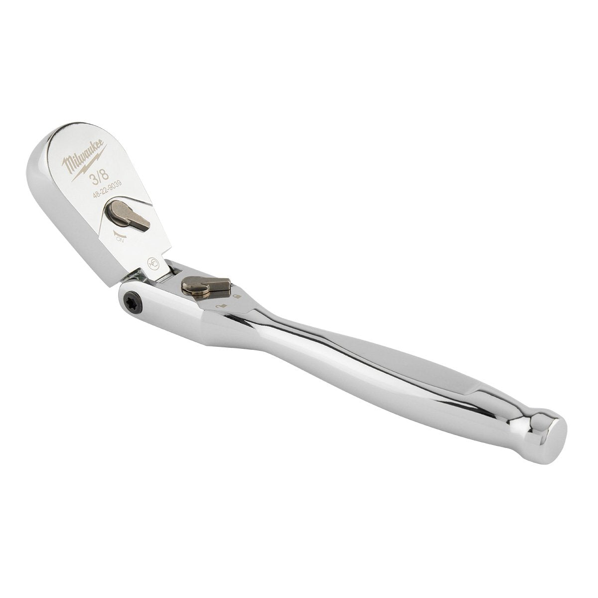 Milwaukee 48-22-9039 3/8" Drive 9" Flex Head Ratchet - product view