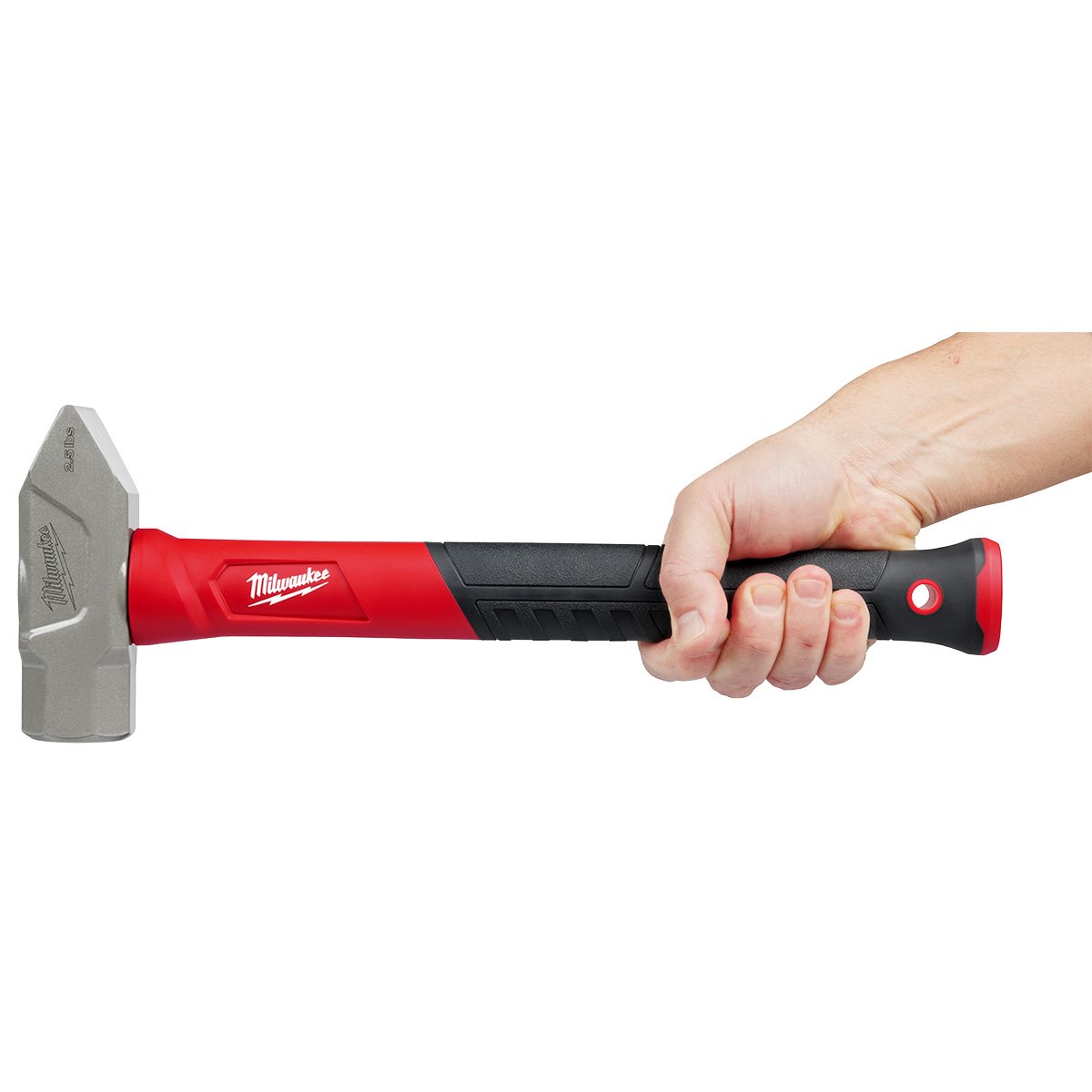 Milwaukee 48-22-9313 2.5lb Fiberglass Cross Peen Hammer - product view