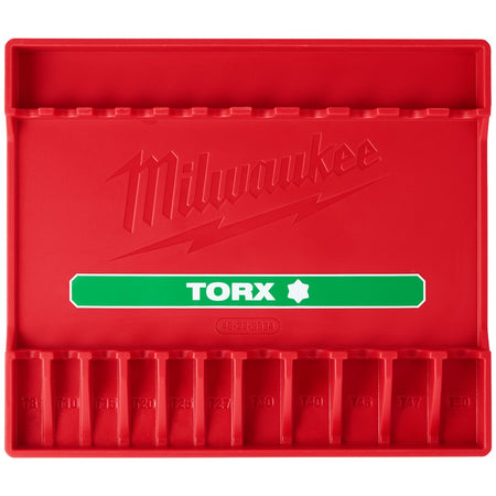 Milwaukee 48-22-9534 11-Piece 1/4" and 3/8" Drive Long TORX Bit Socket Set - product view