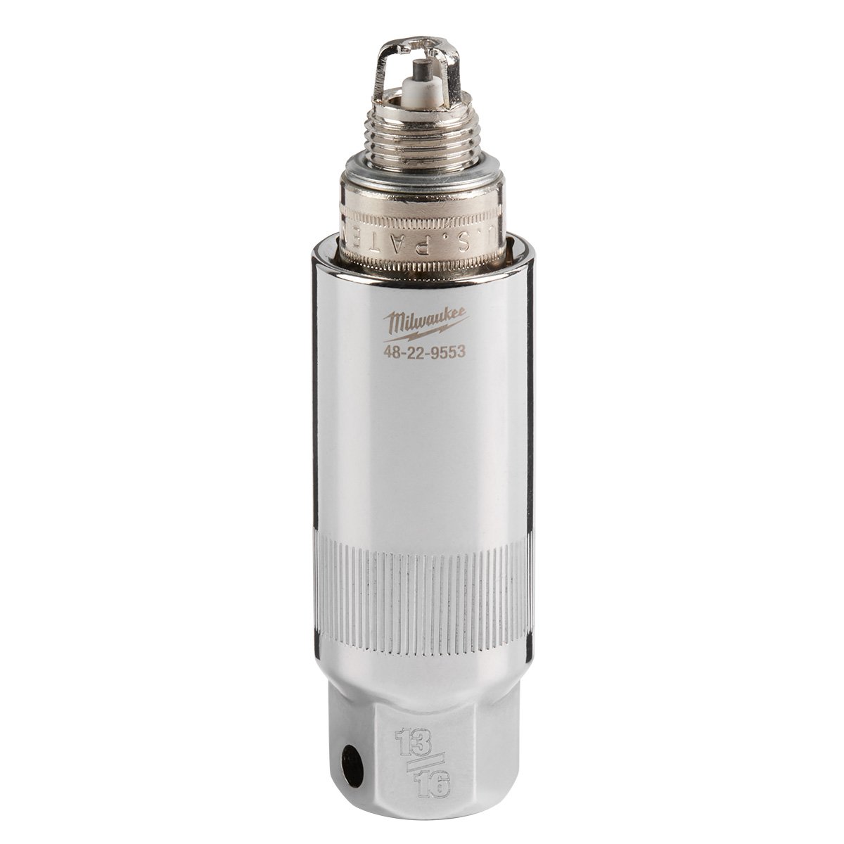 Milwaukee 48-22-9553 3/8" Drive 13/16" Spark Plug Socket - product view