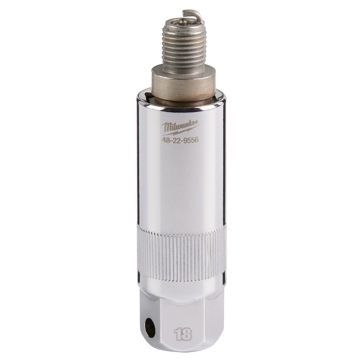 Milwaukee 48-22-9556 3/8" Drive 18MM Spark Plug Socket - product view