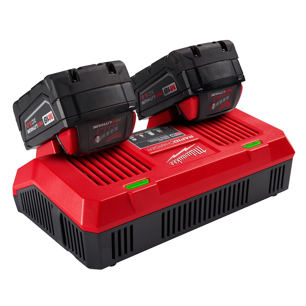 Milwaukee 48-59-1802 M18™ Dual Bay Simultaneous Rapid Charger - product view
