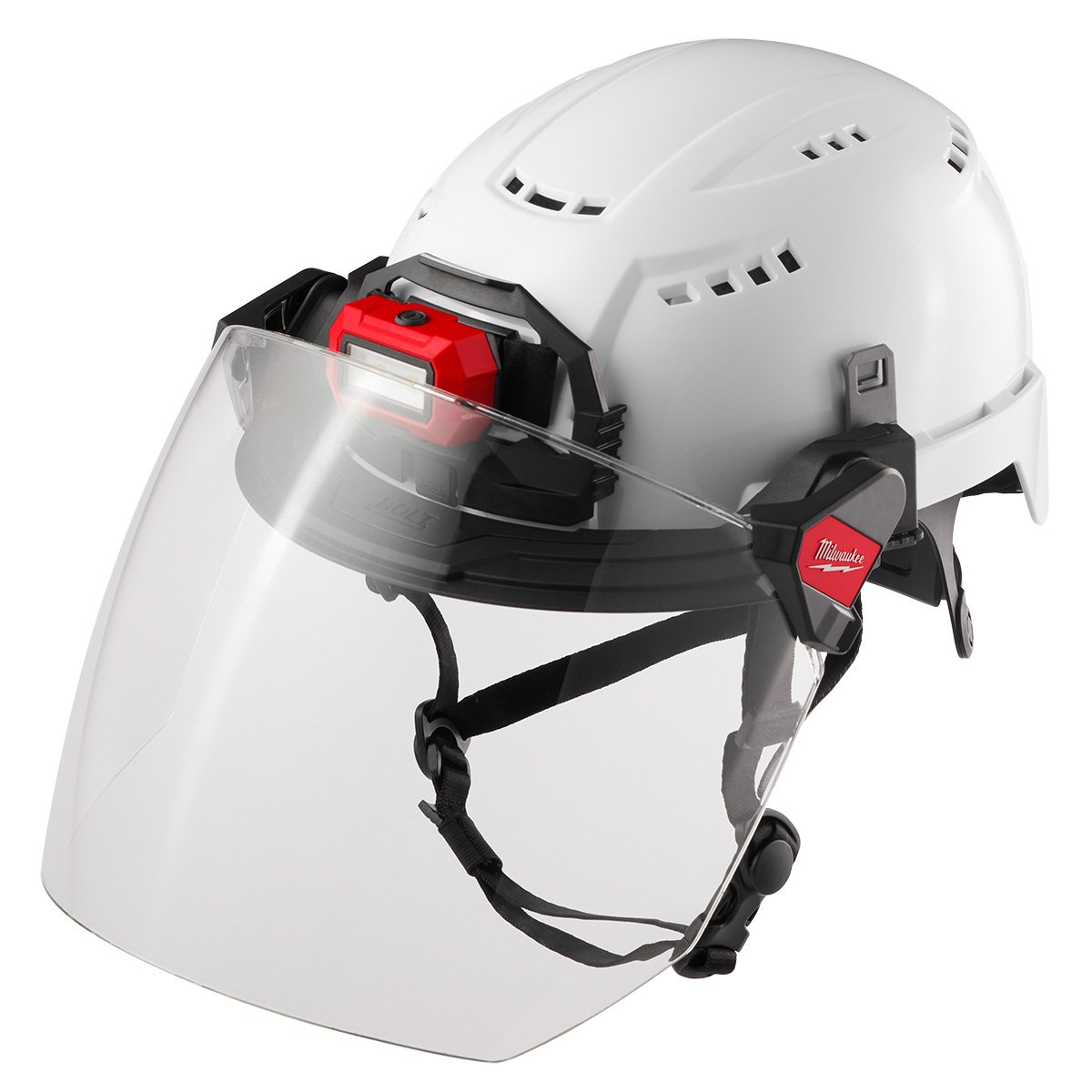 Milwaukee 48-73-1420 BOLT™ Full Face Shield - Clear Dual Coat Lens (Compatible with Safety Helmets & Hard Hats) - product view