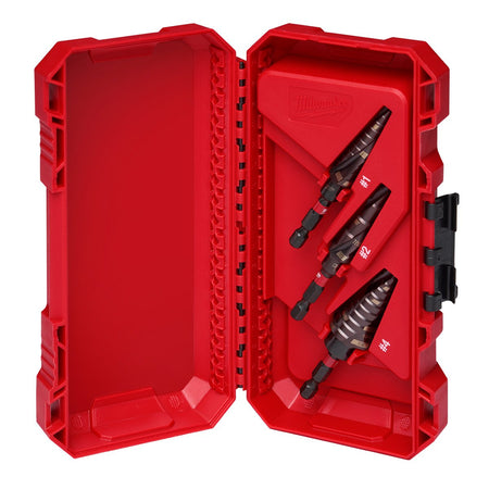 Milwaukee 48-89-9254 SHOCKWAVE™ Impact Duty™ Step Bit 3pc Set (#1, #2, #4) - product view