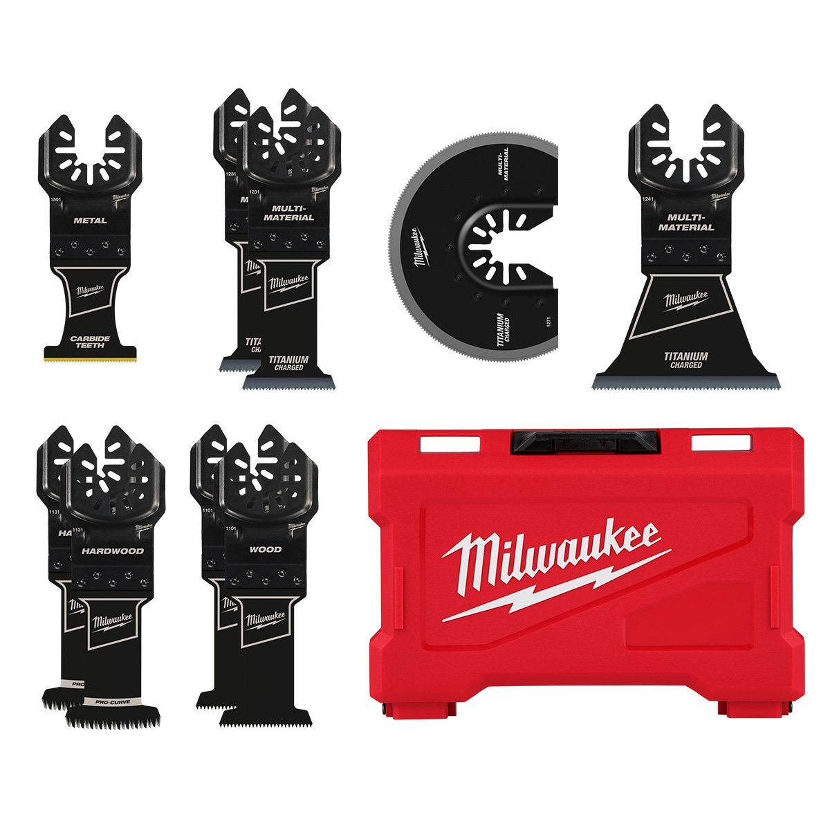 Milwaukee 49-10-9113 OPEN-LOK™ Multi-Tool Blade Variety Kit 9PC - product view