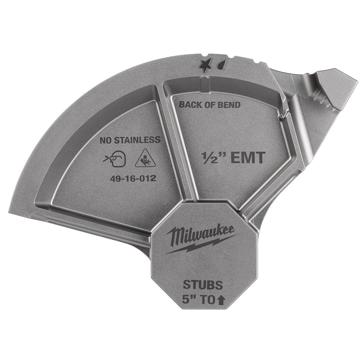 Milwaukee 49-16-0012 1/2” EMT Conduit Bending Shoe - product view