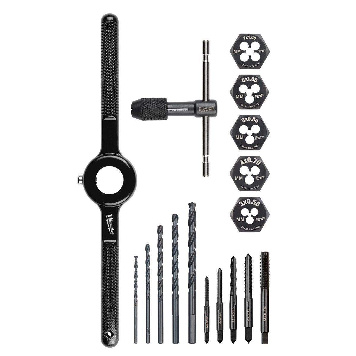 Milwaukee 49-22-5601 17PC Metric Tap and Die Set - product view