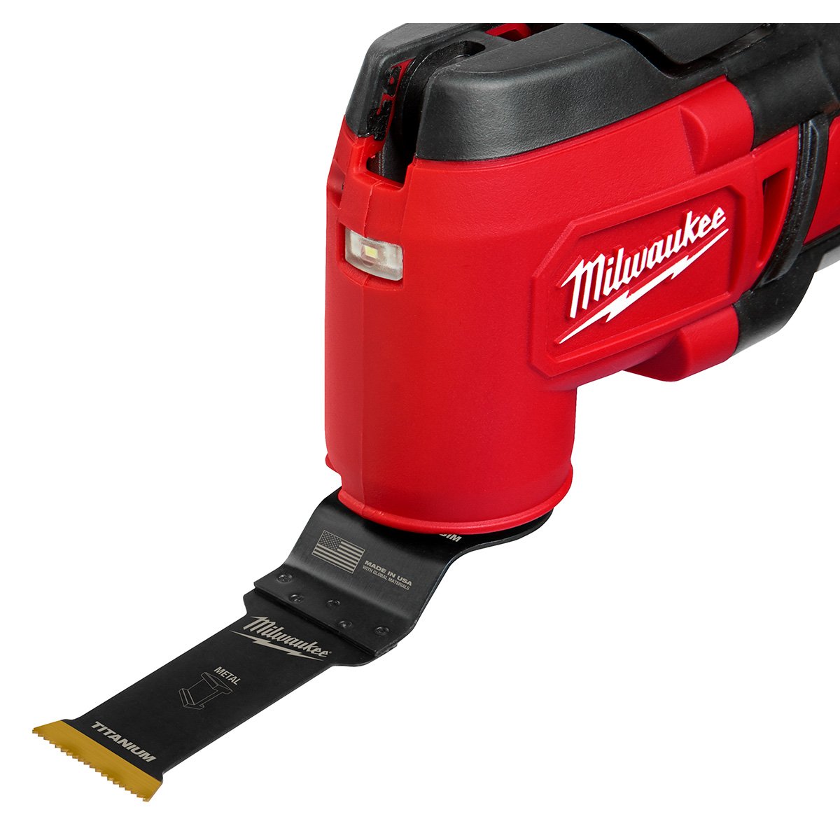 Milwaukee 49-25-1251 OPEN-LOK™ 1-1/8" TITANIUM CHARGED™ Bi-Metal Thin Metal Multi-Tool Blade - product view