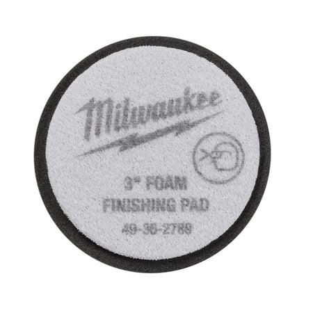 Milwaukee 49-36-2789 3 in. Black Foam Finishing Pad - product view