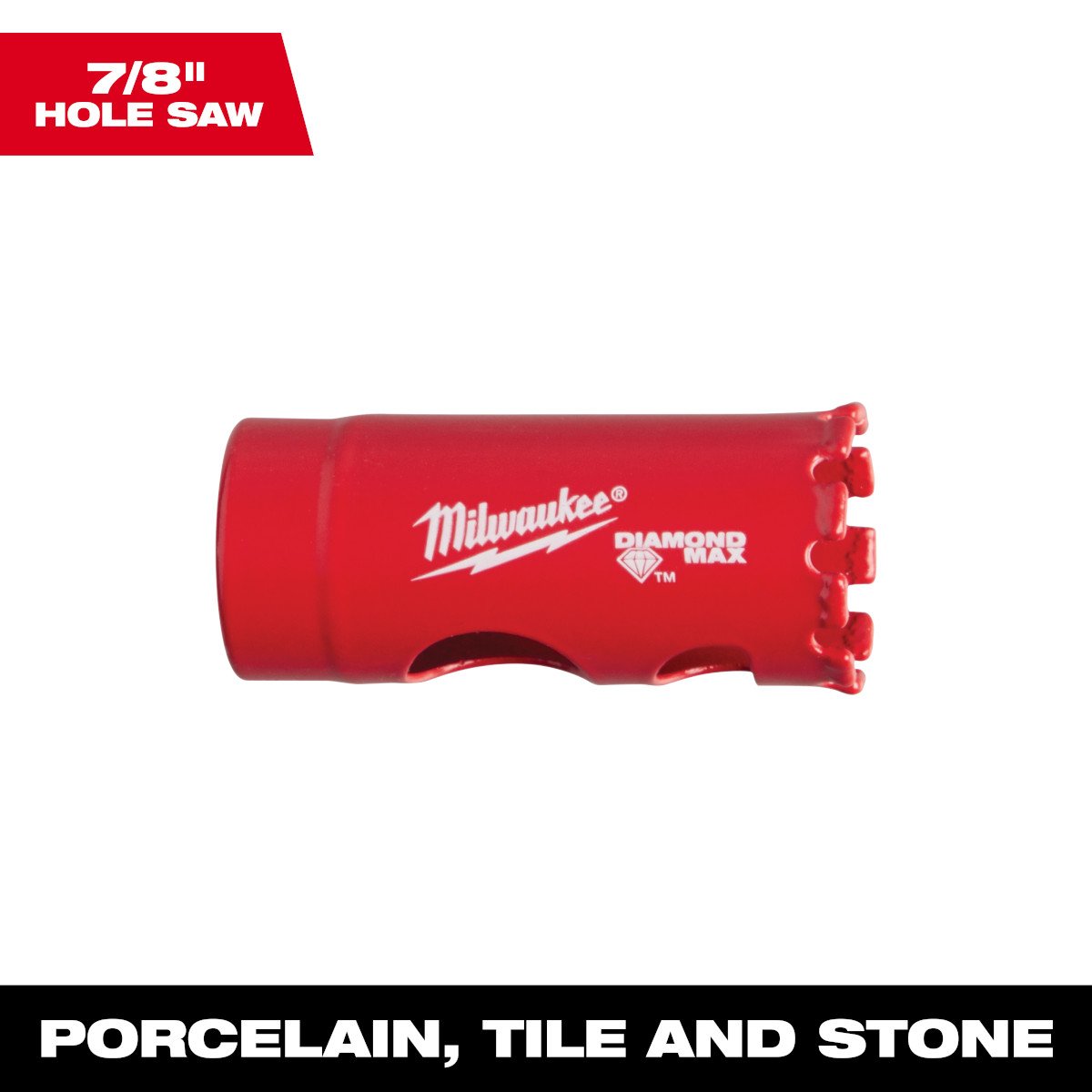 Milwaukee 49-56-5605 7/8 in. Diamond Plus™ Hole Saw - feature callout