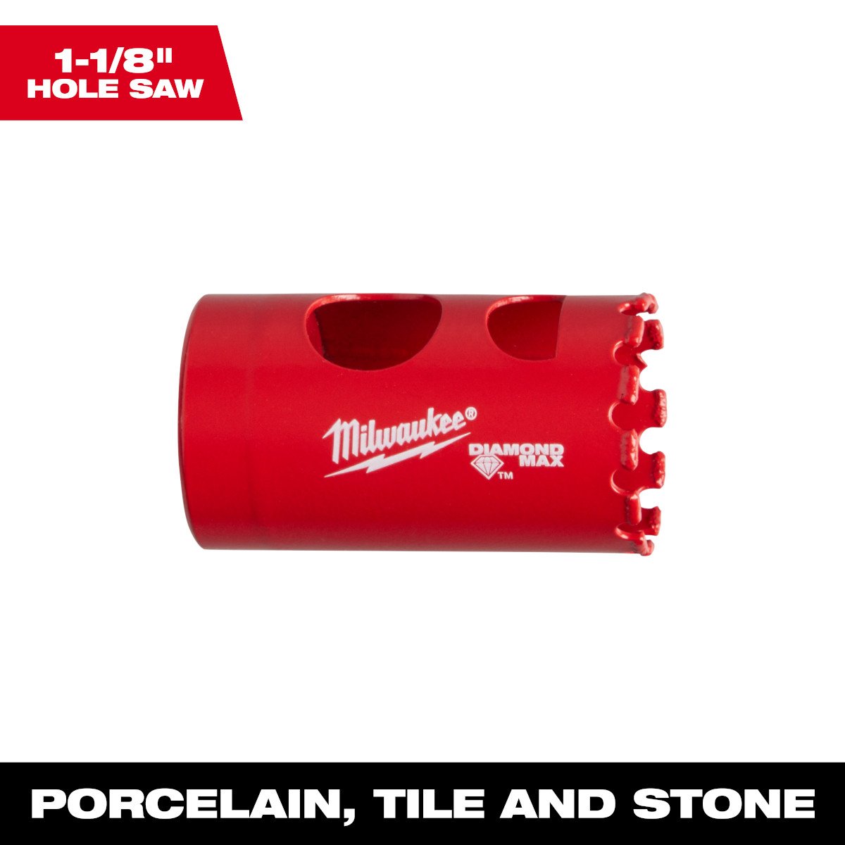Milwaukee 49-56-5615 1-1/8 in. Diamond Plus™ Hole Saw - feature callout