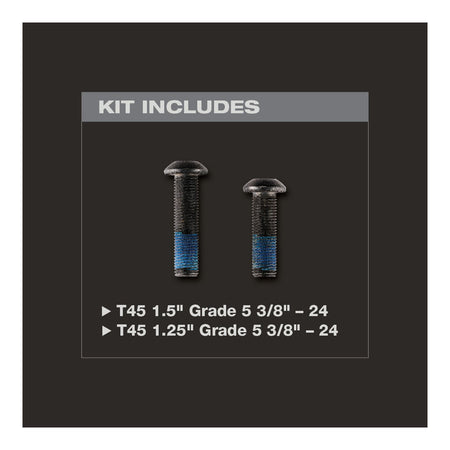 Milwaukee TIB-RB STILETTO® TIBONE™ 14, TIBONE™ 15, TRIMBONE™ Replacement Bolt Kit - feature callout