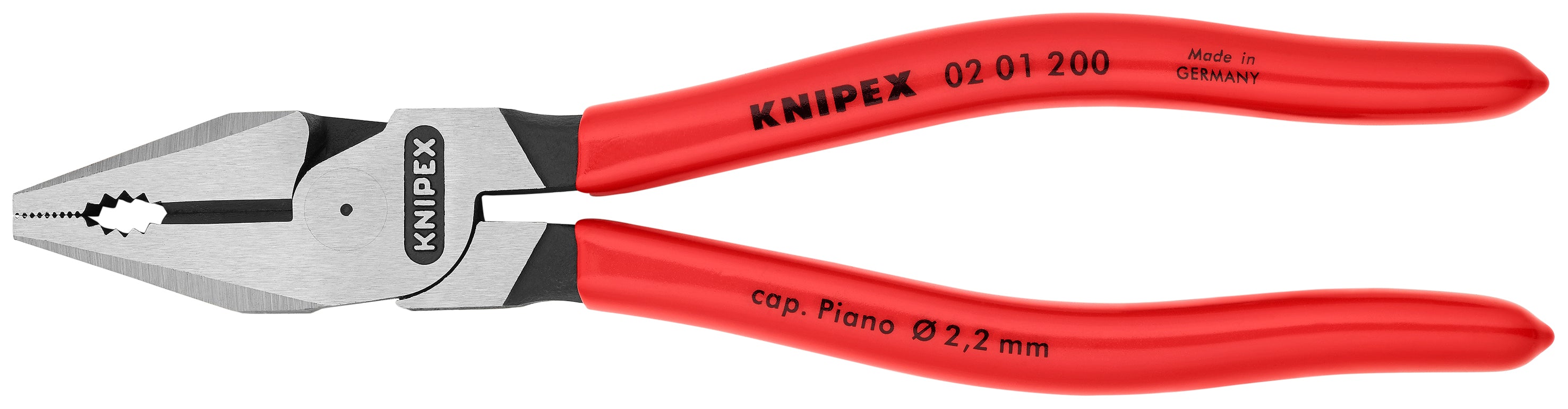 Knipex 0201200SBA - Pince universelle à fort effet de levier 8"