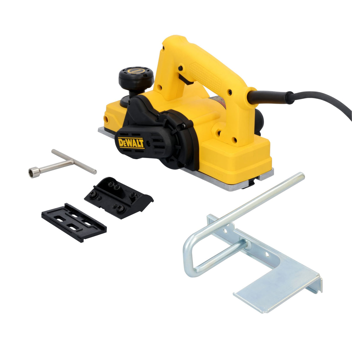 DEWALT hand planer smoothing a board