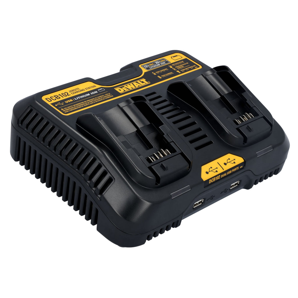 DEWALT DCB102 12V Jobsite Charging Station - product view