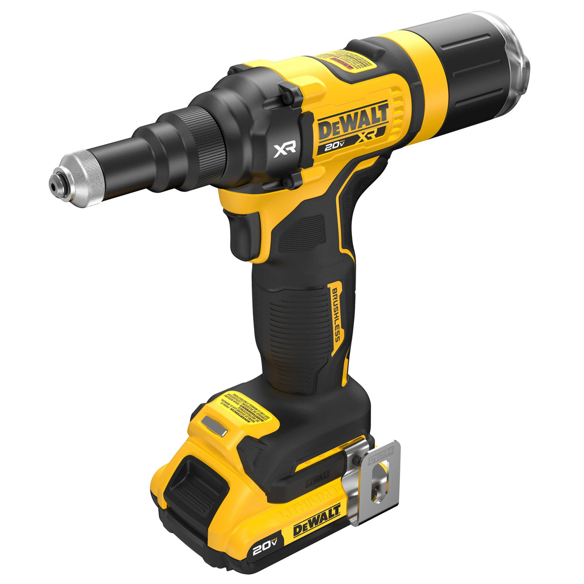 DEWALT DCF403D1 20V MAX* XR Brushless Cordless 3/16" Rivet Tool Kit - product view