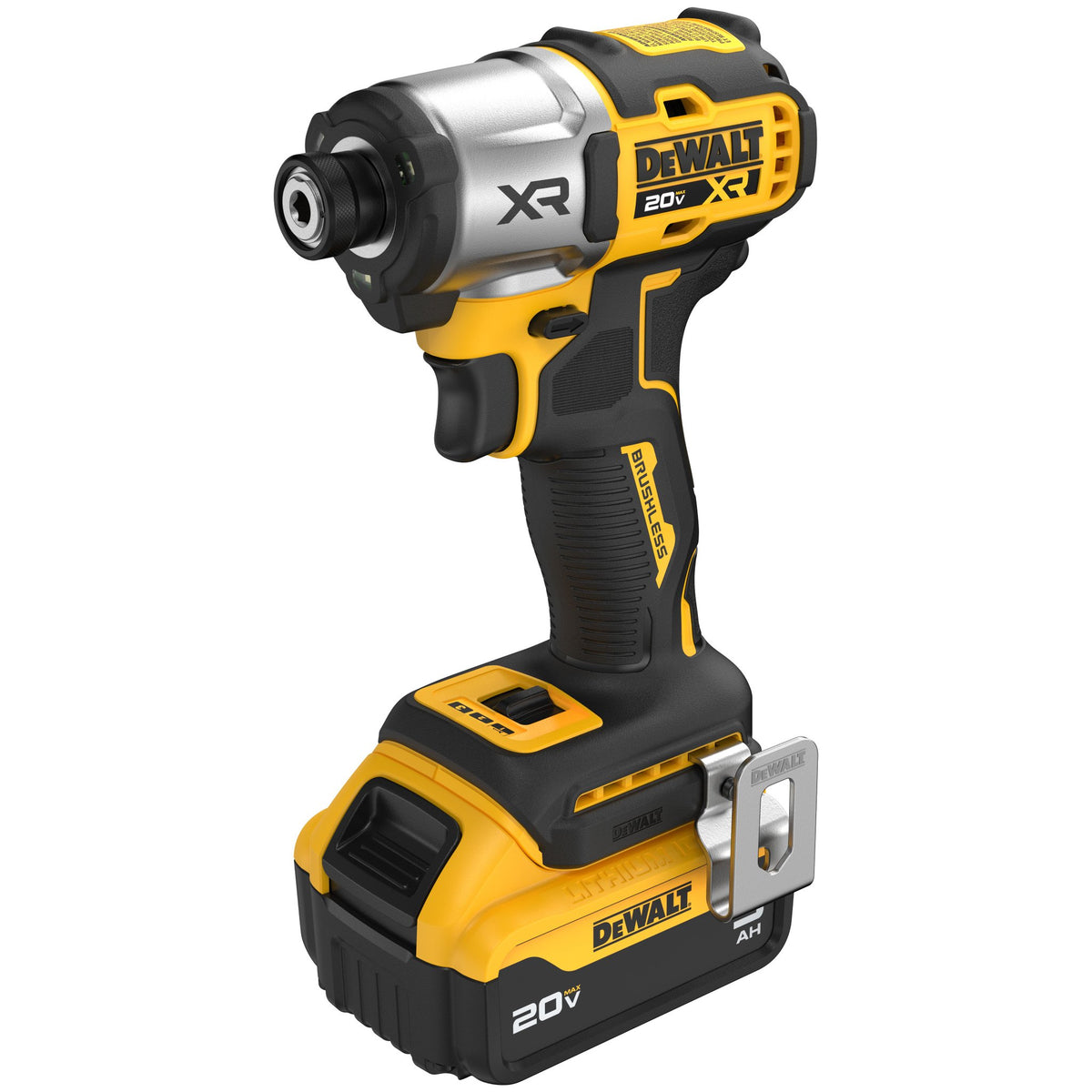 DEWALT DCF845P1 20V MAX* XTREME Cordless Brushless 1/4 in Impact Driver Drill Kit (1) Lithium Ion Battery - product view