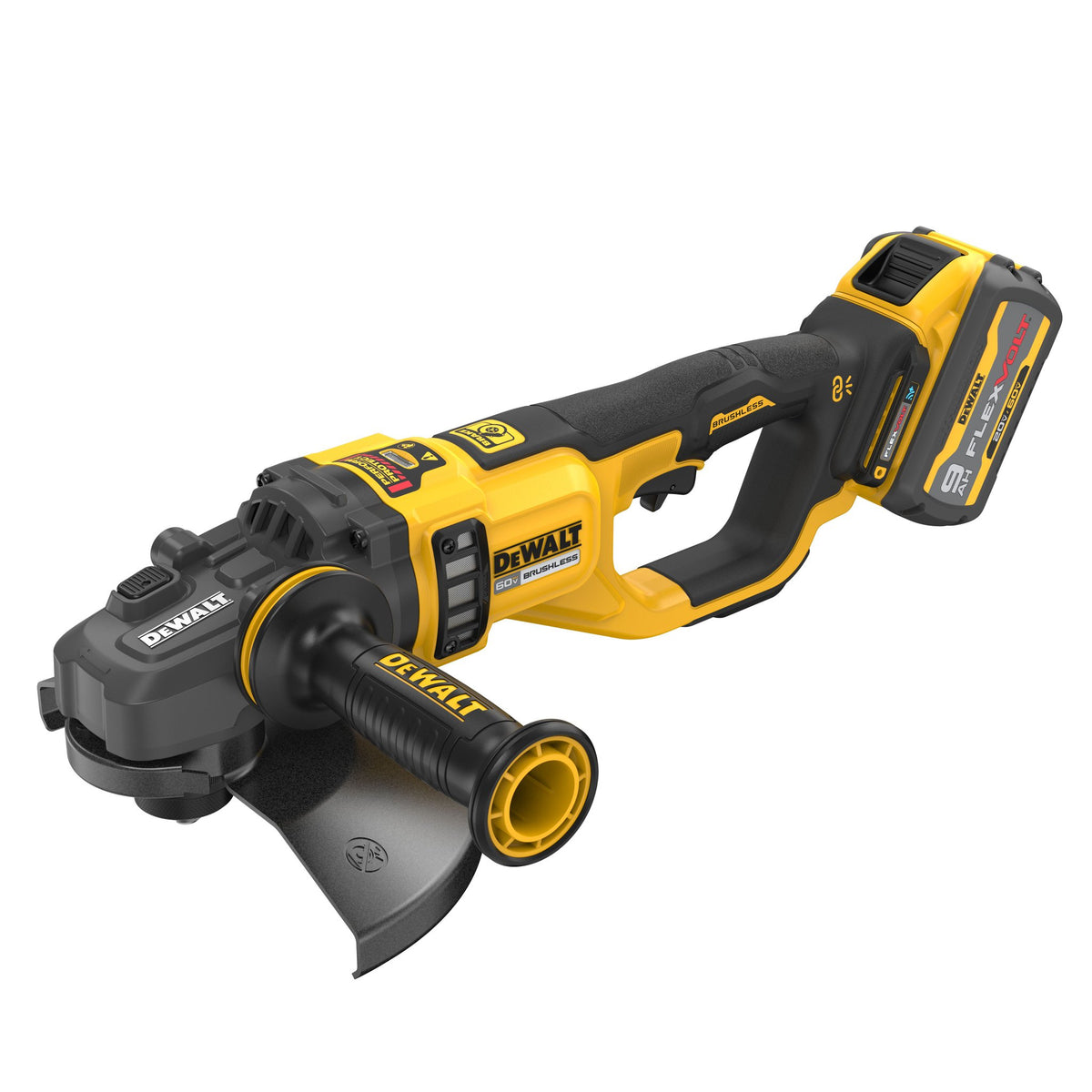 DEWALT DCG460X2 60V MAX* 7 "-9" Large Angle Grinder Kit - product view