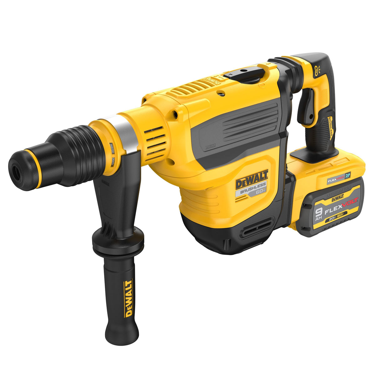 DEWALT DCH614X2 60V Max 1-3/4 In. Brushless Cordless SDS Max Combination Rotary Hammer Kit - product view
