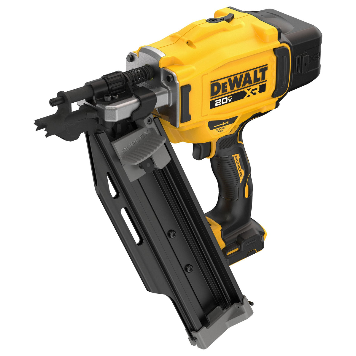 DEWALT DCN910B 20V MAX XR Brushless 21-Degree Plastic Collated Duplex Nailer - product view