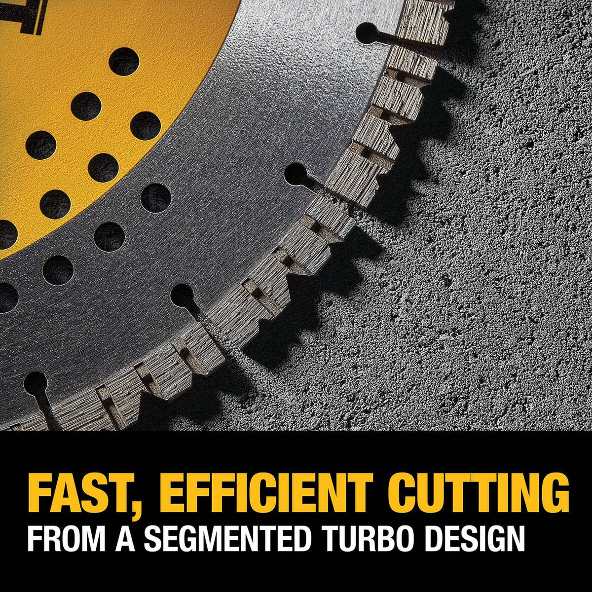 DEWALT DW4721T 12In Segmented Xp All Purpose - feature callout