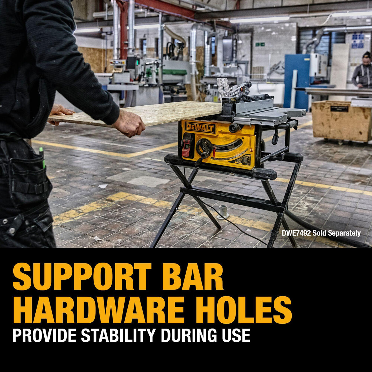 DEWALT DW7451 Table Saw Stand For Jobsite, 10-Inch - feature callout