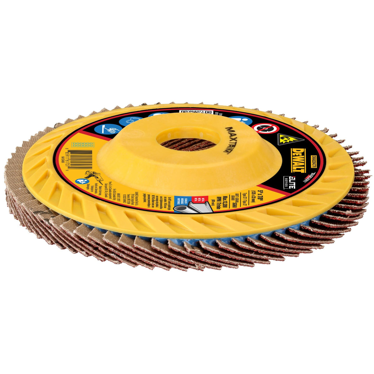 DEWALT DWA8284CTR 5 X 7/8 60G T27 Xp Ceramic Trim Flap - product view