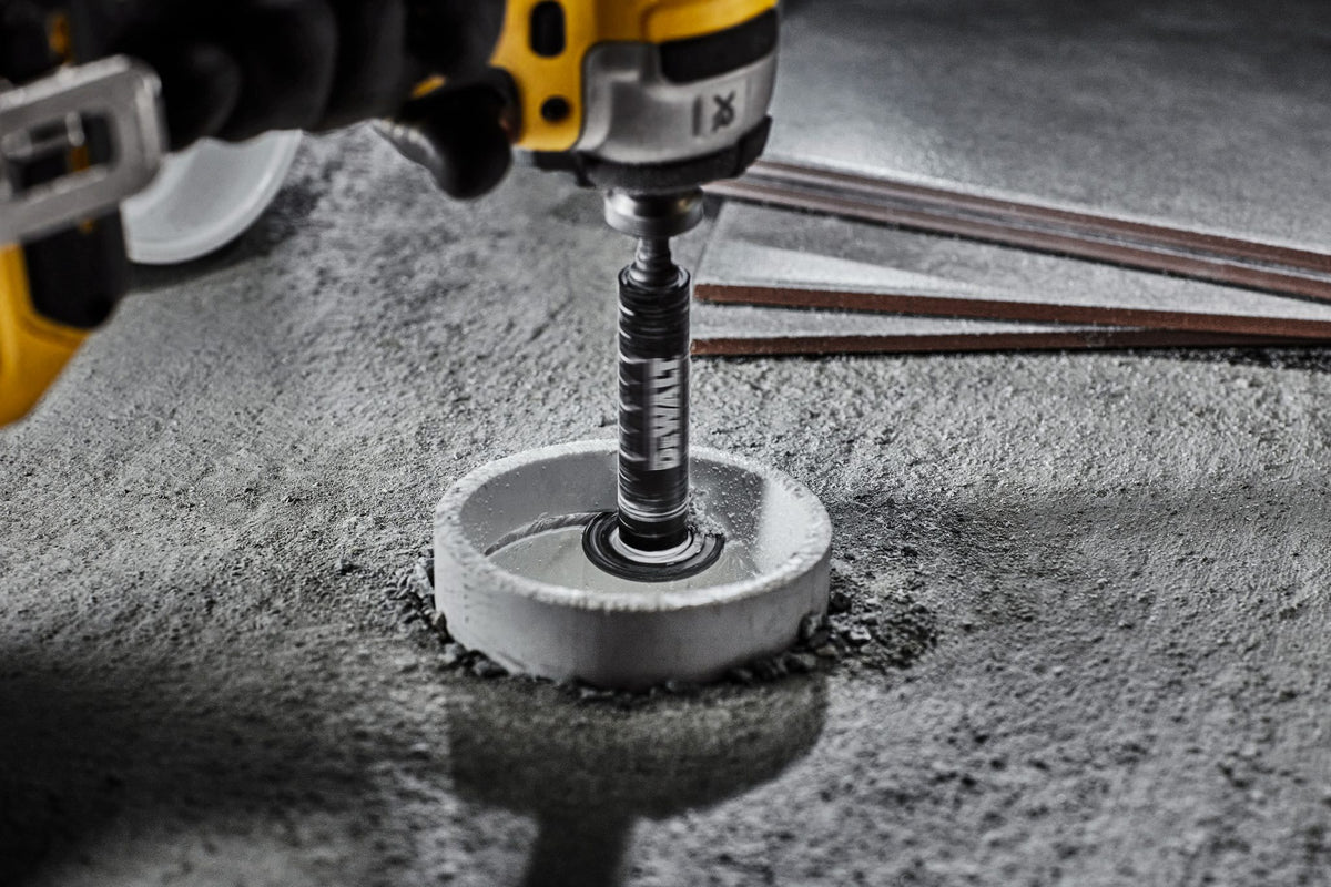 DEWALT DWAIPCIR Impact Connect Inside Pipe Cutter - in use