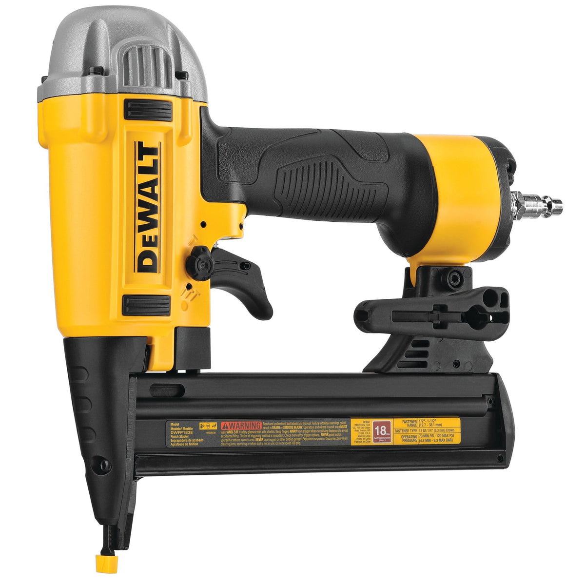 DEWALT DWFP1838 18 GA FINISH STAPLER - product view