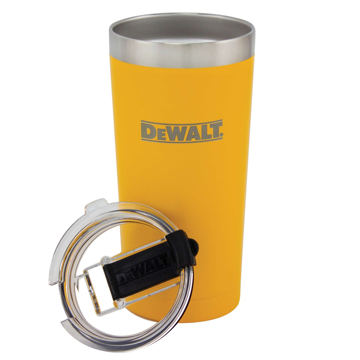DEWALT DXC20OZTYS Stainless Steel Tumbler, Yellow, 20 oz. - product view