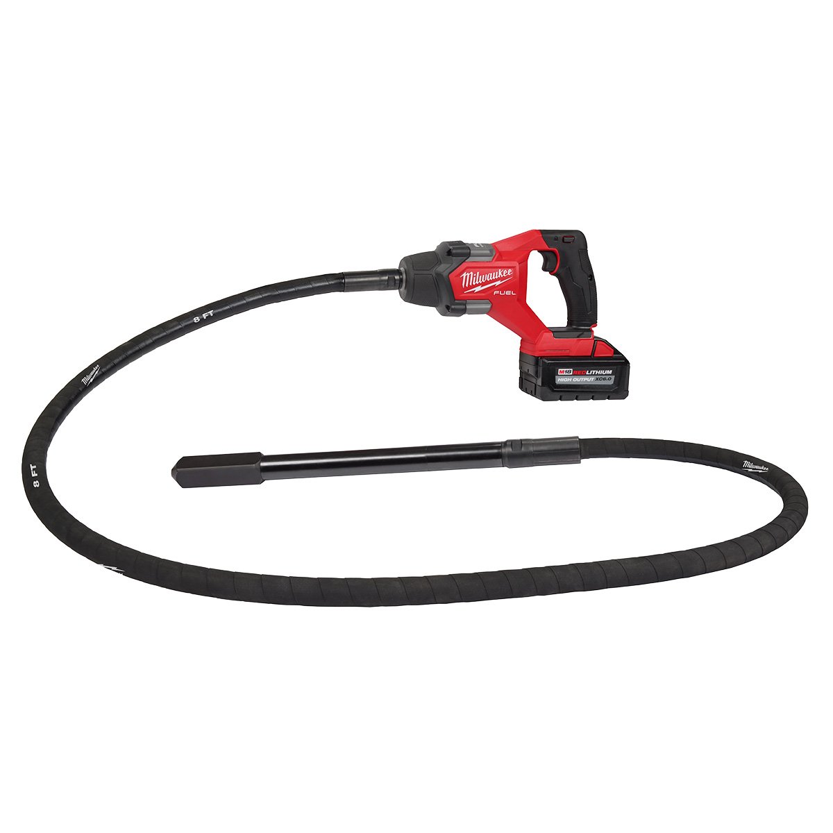 Milwaukee 2911-21 M18 FUEL™ 8' Concrete Pencil Vibrator Kit - product view