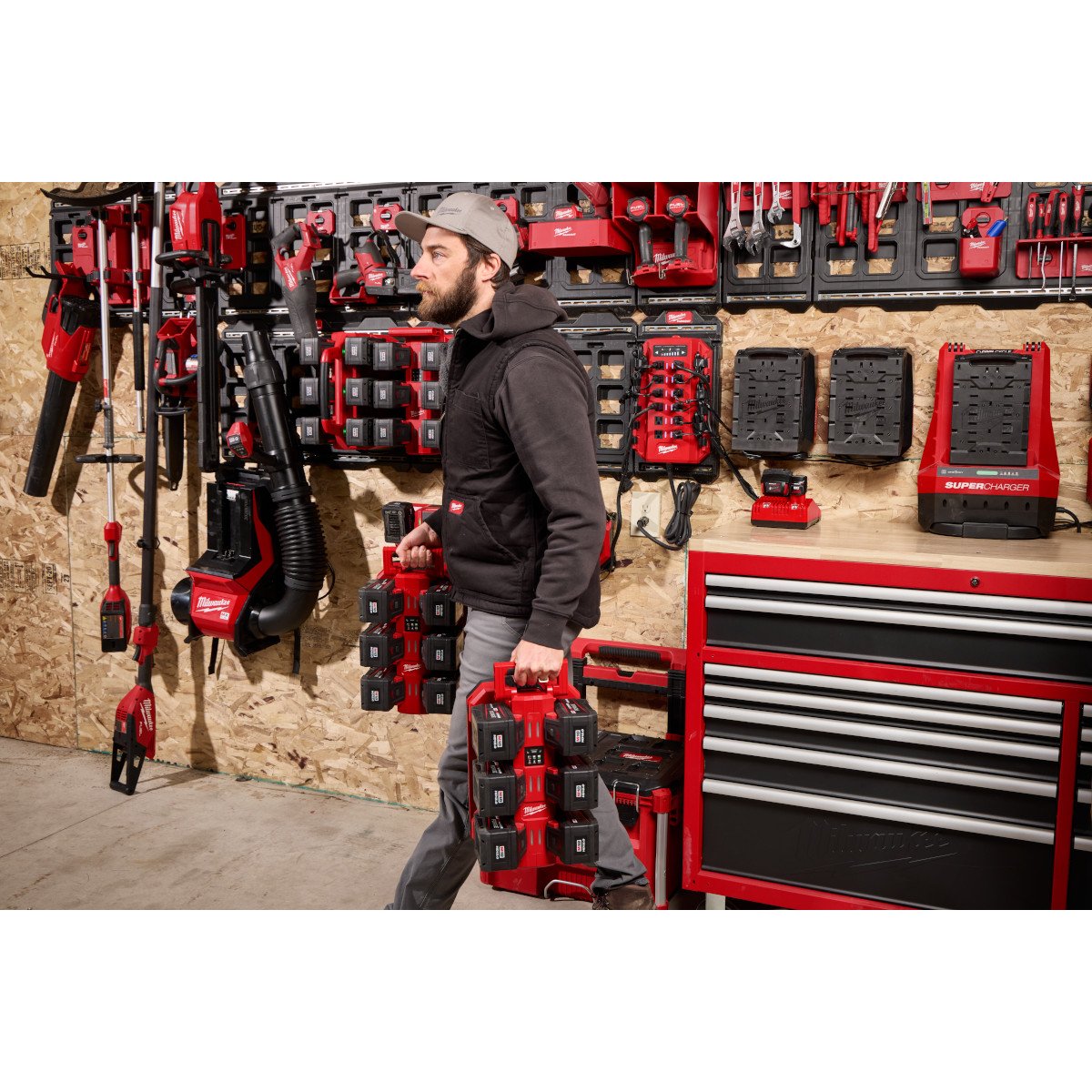 Milwaukee 3333-15A Power Manager – 15 Amp Circuit - in use