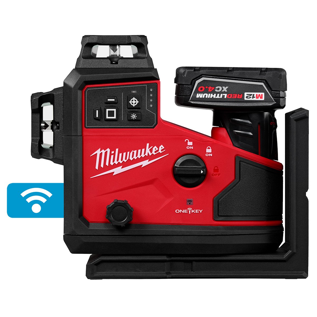 Milwaukee 3642-21 M12™ Green 360° 3-Plane Laser w/Automatic Alignment & Receiver - product view