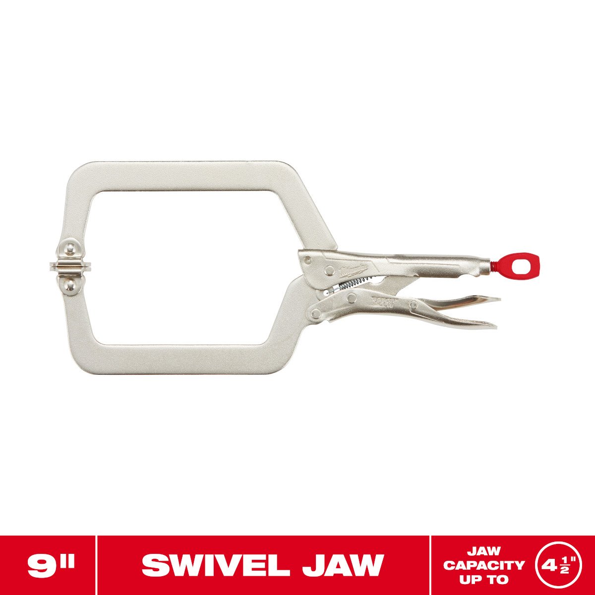 Milwaukee 48-22-3523 9 in. Locking Clamp With Swivel Jaws - feature callout