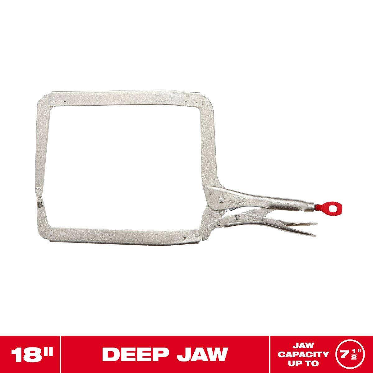 Milwaukee 48-22-3529 18 in. Locking Clamp With Deep Jaws - feature callout