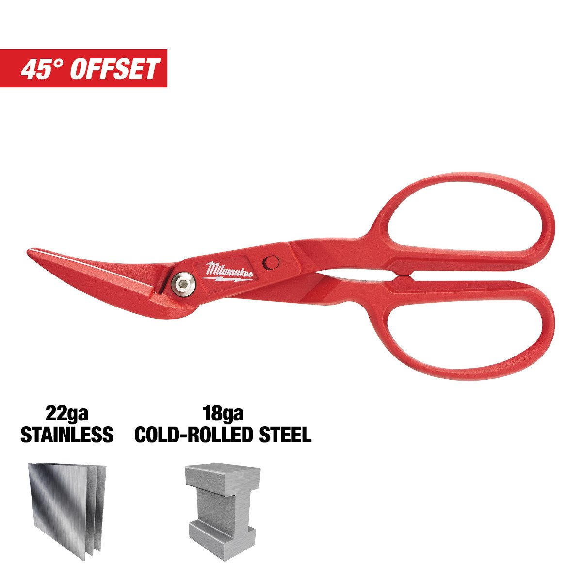 Milwaukee 48-22-4005 Offset Compound Tinner - feature callout